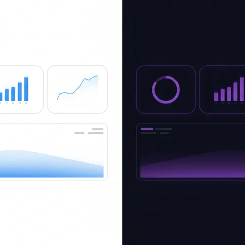 White-labeled AI agent dashboard shown as two differently branded skins of the same underlying data